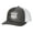 Charcoal/White, variant on Christian Put On The Full Armor of God Knight Shield Mens Embroidered Mesh Back Trucker Hat, Charcoal/White