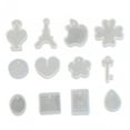 thumbnail image 3 of 12Pcs Resin Pendant Models with Hole Jewelry Casting Model Jewelry Making Craft, 3 of 8