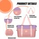 thumbnail image 4 of Teissuly Expandable Gym Bags, Duffle Bags For Sports And Weekend Travel, Large Capacity Lightweight Overnight Bags For Men And Women, Travel Duffel Bags, Sports Tote Bag Teissuly WER202312131600, 4 of 8