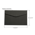 thumbnail image 2 of Unique Bargains Blank Small Items Storage Card Holder Mini Envelopes, Black 60 Pack, 2 of 6