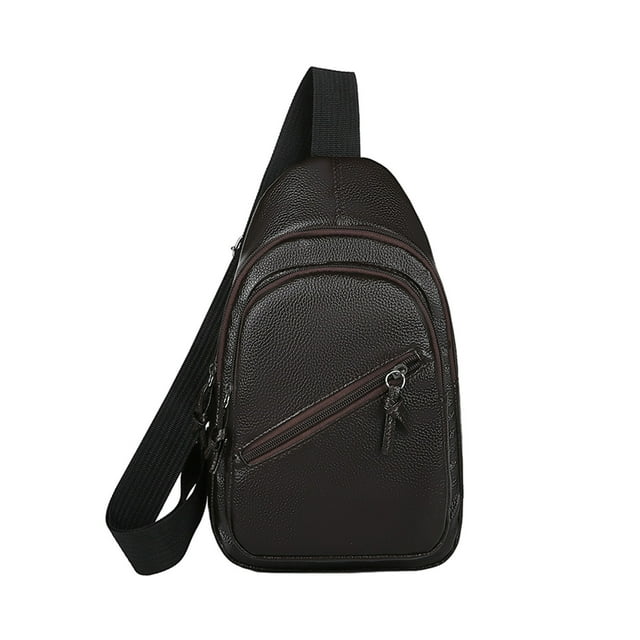 EGNMCR Strap Bag Crossbody Backpack With Hole Strap Backpack Hiking Backpack Multipurpose Crossbody Chest Bag string of lights