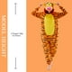 thumbnail image 5 of Pijama unisex VEULENT para adulto, disfraz de animal Tigger, 5 of 6