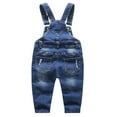 thumbnail image 2 of KIDSCOOL SPACE Baby Girl Boy Bib Pocket Jean Overalls,Unisex Workwear,6-12 Months, 2 of 7