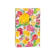 Pack of 1, Watercolor Garden Blooms 24" x 85' Gift Wrap Cutter Box For Feminine, Birthday, Mother's Day