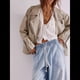 thumbnail image 4 of Pantalones Vaqueros Estilo Barril para Mujer, Informales, Anchos, Elásticos, de Tiro Medio, Estilo Boyfriend, Y2k, Holgados, con Cordón. Azul M, 4 of 8