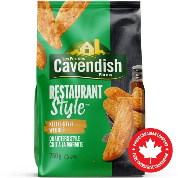 Restaurant Style Quartiers Assaisonnés de Style Cuits À La Marmite | Fait au Canada | Fière entreprise canadienne 750 g