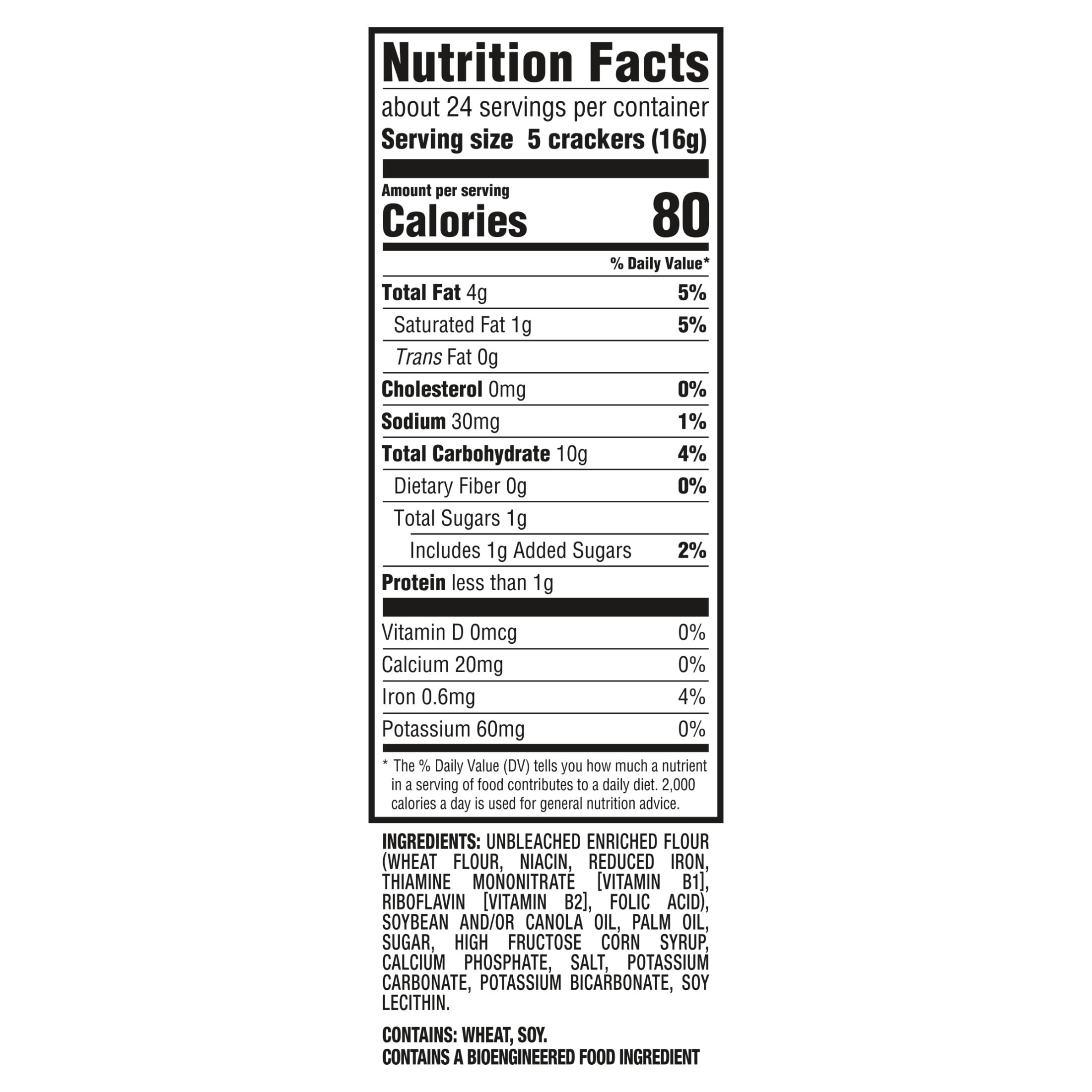 RITZ Hint of Salt Crackers, Snacks for Kids and Adults, Lunch Snacks, 13.7 oz