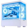 thumbnail image 5 of Hoengager Sunshine Gaming PC Intel Core i7-12700K 3.6 GHz, NVIDIA RTX 4070 SUPER 12G ,32GB DDR4 RAM 3200MHz,1TB PCIe +2TB SATA SSD, Wi-Fi ,Bluetooth,HDMI ,Windows 11 Pro 64-bit Desktop-White, 5 of 11