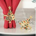 thumbnail image 3 of Jinsinto Set of 12 Christmas Tree Napkin Rings Rhinestone Christmas Napkin Ring Buckle for Christmas Wedding Dinner Table Decoration, 3 of 5