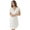 White, variant on Women's Shadowline 4503 Charming Charmeuse Sleep Gown (White L)