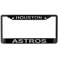 thumbnail image 1 of Houston Astros Laser Cadre de Plaque d'Immatriculation Noir, 1 of 1