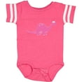 thumbnail image 3 of Inktastic Pink Dinosaur Girls Baby Bodysuit, 3 of 5