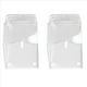 thumbnail image 1 of 2X Cubierta Impermeable para Timbre Inalámbrico Timbres de Puerta Button Protector Transparente, 1 of 5