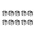 thumbnail image 1 of Unique Bargains M5 x 0.8 1.5D 7.5mm 304 Stainless Steel Wire Thread Insert Threaded Sleeve 10 Pack, 1 of 5