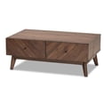 thumbnail image 2 of Baxton Studio Hartman Walnut Brown Finished Wood Coffee Table, 2 of 11