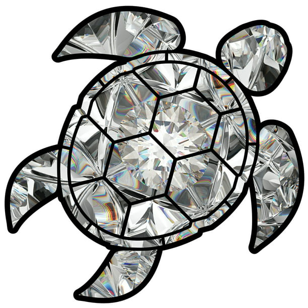 Diamond Sea Turtle Birthstone Decal April Print Sticker ...