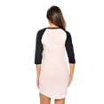 thumbnail image 3 of 6084-3-S Just Love Vestido de dormir para mujer Camisa de dormir Camisón Small Rosa Please Return to Paris, 3 of 3
