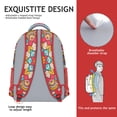thumbnail image 2 of Folk Geometric Mandala Student Backpack - Stylish Waterproof School Bag for College Students, 2 of 6