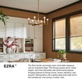thumbnail image 4 of Hinkley Lighting - Ezra - 6 Light Linear Chandelier In Transitional and Modern, 4 of 7