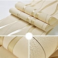 thumbnail image 3 of Q QIHANG Modern Minimalist 3D Curve Water Ripple Three-Dimensional Flocking Non-Woven Wallpaper Bedroom Living Room TV Background Wall Shop Decoration20.87 Wx393.7 L Non-Pasted (Beige), 3 of 12