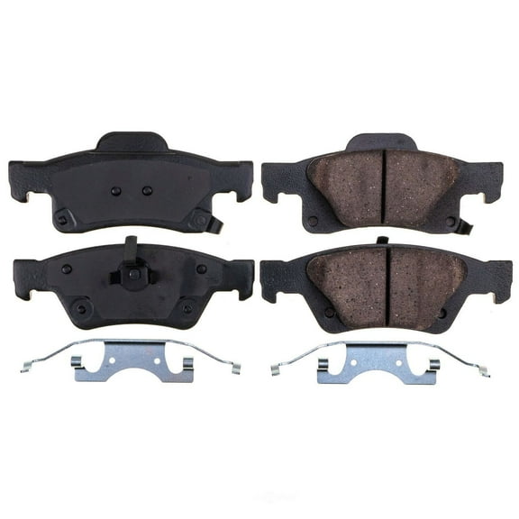 PowerStop 17-1498N Power Stop - Rear Z17 Low-Dust Ceramic Brake Pads with Hardware Fits select: 2021 JEEP GRAND CHEROKEE LIMITED, 2021-2022 DODGE DURANGO GT