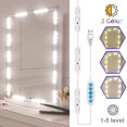 thumbnail image 3 of Luces de espejo LED regulables, set de maquillaje iluminado Luces de espejo con LED para 5 colores 5 niveles de brillo Lámpara de maquillaje con cable de alimentación USB Dimme, 3 of 8