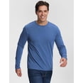 thumbnail image 4 of Pioneer Camp Mens Bamboo Viscose T Shirt Ultra Soft Plain Tshirts for Men Cooling Crew Neck Casual Basic Tee Shirt Undershirt, 4 of 6