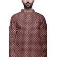 thumbnail image 6 of Atasi Printed Kurta For Men Mandarin Collar Cotton Poplin Casual Kurta Shirt, 6 of 7