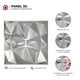 thumbnail image 4 of Panel Decorativo 3d Para Pared / 10pz 2.5m2 / Texturas S050 PLATINO, 4 of 4