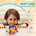 thumbnail image 5 of Montessori Sensory Toys for Toddlers 1-3,Travel Activities Busy Cube- Baby Gifts for 6 9 12 18 Months,Motor Skills Airplane Plane Car Travel Toys for 1 2 Year Old Infant Boys Girls, 5 of 8
