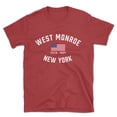 thumbnail image 1 of West Monroe New York Patriot Men's Cotton T-Shirt, 1 of 1
