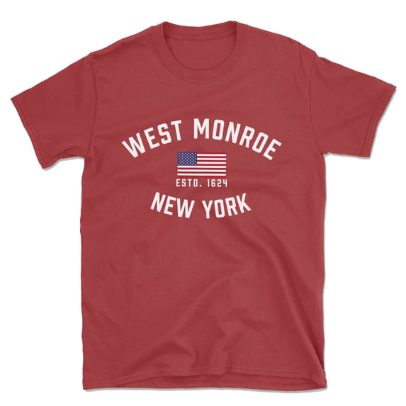 West Monroe New York Patriot Men's Cotton T-Shirt