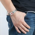 thumbnail image 3 of Pulsera de alerta médica OutstandLong para cáncer de mama de silicona, 3 of 6