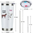 thumbnail image 7 of Gifts for Mom From Daughter Funny Happy Birthday Gifts for Mother From Son Best Gifts for Mothers Day 20oz Mom Cup Christmas Presents for Mother From Kids Travel Tumbler With Lid Straw Mom2, 7 of 7