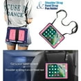 thumbnail image 5 of iPad Air 2 Shockproof Case, iPad Pro 9.7 Case, Dteck Heavy Duty Rugged 3 Layer Full Body Protection Case Kickstand with Shoulder Strap, Hand Strap, Navy/Rose, 5 of 7