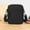 Black, variant on Lightweight Crossbody Chest Bag with Multiple Zippered Pockets for Sports and Daily Use