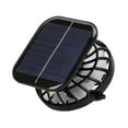 thumbnail image 4 of jicheng Solar Fan Cooling Fan Lightweight USB Personal Fan for Hiking Summer Outdoor RectanglePanel 6x7cm, 4 of 9