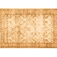 thumbnail image 1 of Ahgly Company Indoor Rectangle Abstract Orange Contemporary Area Rugs, 8' x 12', 1 of 1