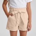 thumbnail image 2 of CONROSES Girls Shorts Bowknot Shorts for Girls Trendy Elastic Waist Soft Dailywear, Sizes 4-5 Years, 2 of 8