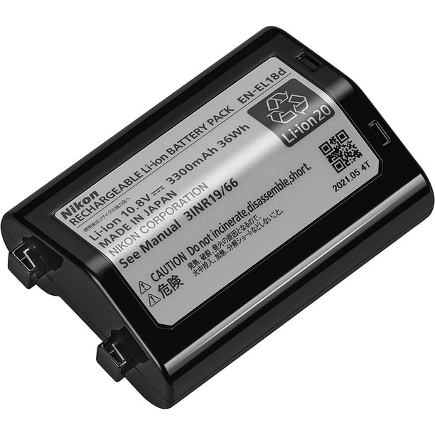 Batería Recargable de Iones de Litio Nikon EN-EL18d 10.8 V 3300 mAh