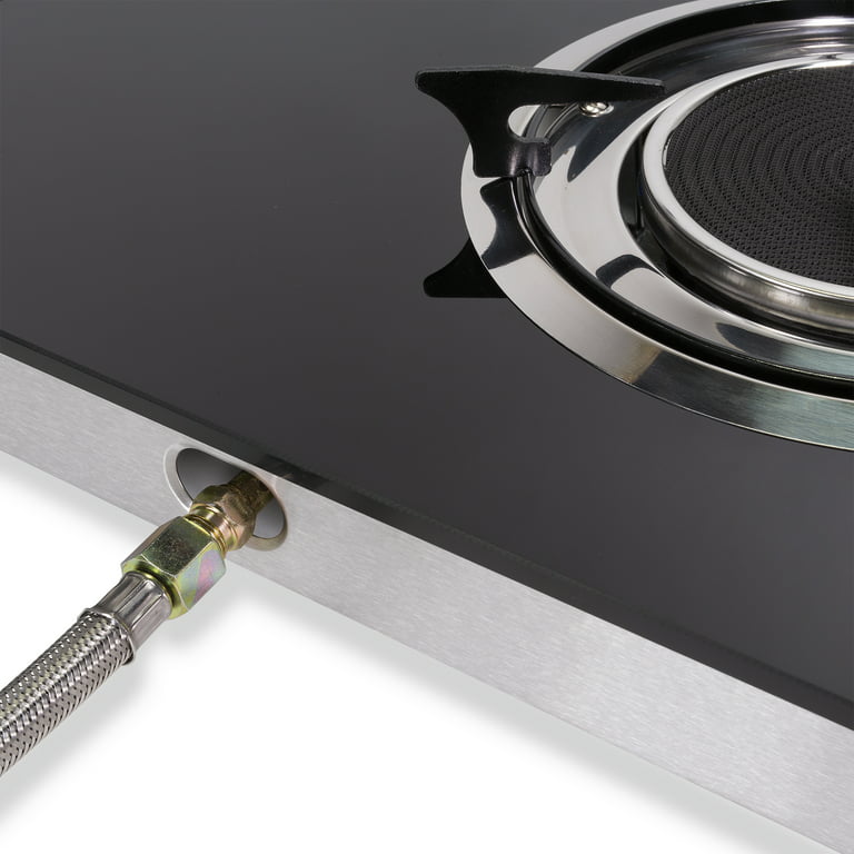 Glass Stove Top Double Burner - for Pickup Only (Excluding Wholesale Orders)