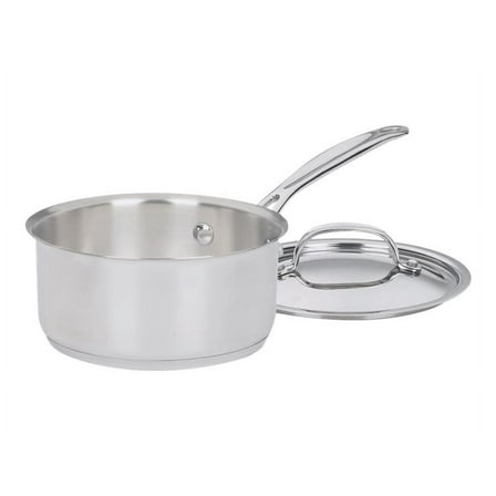Cuisinart Chef's Classic Stainless Cookware 1 Quart Saucepan with Cover