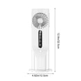 thumbnail image 3 of Wzzjkit Tower Fan 12.8 Inch, Portable Air Conditioner with Water Tank, Evaporative Air Cooler Misting Fan, 3 Speeds USB Desk Cooling Fan for Home Office Bedroom, White, 3 of 6