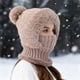 thumbnail image 5 of Gorro térmico de invierno para actividades al aire libre en climas extremadamente fríos, esquí, senderismo, campamento, con aislamiento suave, cálido y resistente al viento para y, 5 of 5