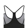 thumbnail image 4 of QELUSQELUS Women Camisole Round Neck Sleeveless Dual Strap Cut Out Outwear Beach Tank Top, 4 of 5