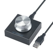 Ammoon Contrôleur USB PC Ordinateur Haut-parleur Bouton de commande audio One Key Mute Plug and Play