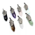 thumbnail image 4 of Natural Crystal Hexagonal Pendant Quartz Chakra Healing Point Necklace Jewelry, 4 of 5