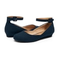 thumbnail image 4 of Zapatos DREAM PAIRS REVONA Balerinas de Gamuza Azul Marino Talle 9.5, 4 of 6