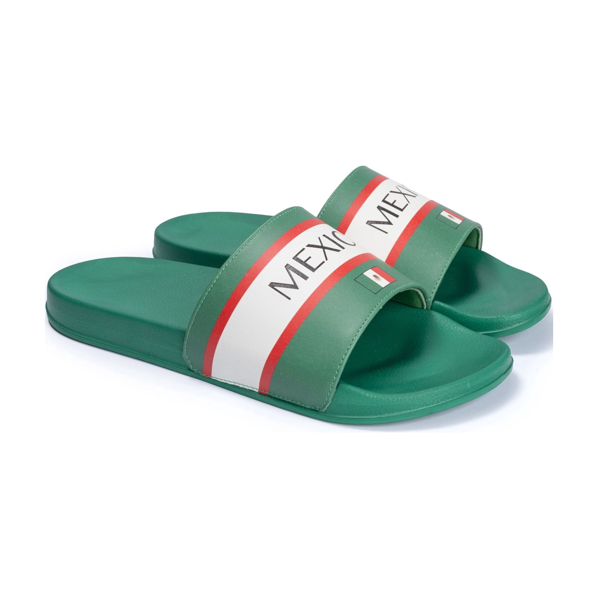 Men's Soccer Fan Slides, Argentina, Mexico, Brazil & USA