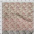 thumbnail image 4 of oneOone Viscose Chiffon Brown Fabric Florals Sewing Fabric By The Yard Printed Diy Clothing Sewing Supplies 42 Inch Wide, 4 of 5